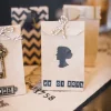 Badaboum Sachet Kraft Avec Lien Et Etiquette X 6 Pi Ces