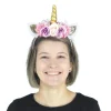 Sale Serre T Te Licorne Paillette Fleurs Theme Licorne