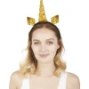 Online Serre-T Te Licorne Or Et Noir Theme Licorne
