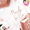 Badaboum Serviette En Papier Bride To Be Rose Gold