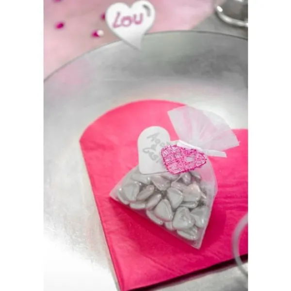 Badaboum Serviette En Papier Coeur Vert Anis X20