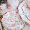 Best Serviette En Papier Theme Dahlia Blanc Et Pastel X 16 Pi Ces Theme Deco Pastel