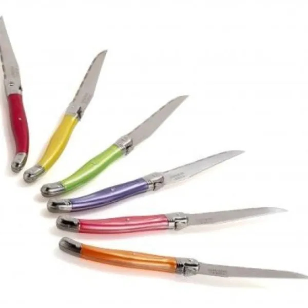 Best Set De 6 Couteaux Laguiole Pastel Theme Deco Pastel
