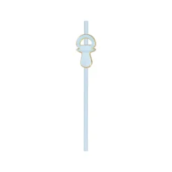 Set De 10 Pailles Bleues Baby Boy Theme D Co Baby Shower