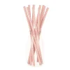 Online Set De 10 Pailles Chevrons Roses Pastel Theme Deco Pastel