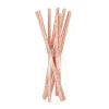 Clearance Set De 10 Pailles Rose Pastel Pois Blancs Theme Deco Pastel