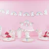 Clearance Set De 10 Pailles Roses Baby Licorne Theme D Co Baby Shower