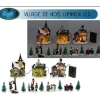 Badaboum Set De 12 Pi Ces Village De Noel Lumineux Led Discount