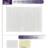 Badaboum Set De Table Avec Strass / Chic Clearance