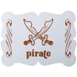 Clearance Set De Table Bapt Me Pirate X 6 Pi Ces Theme Bapteme