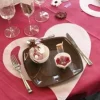 Badaboum Set De Table Coeur Blanc X50