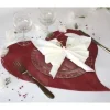 Badaboum Set De Table Coeur Bordeaux X50