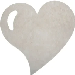 Badaboum Set De Table Coeur Mariage Taupe X50