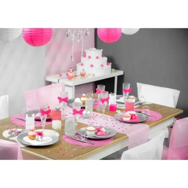 Badaboum Set De Table Coeur Rouge X50