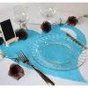 Badaboum Set De Table Coeur Turquoise X50