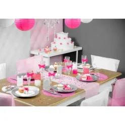 Badaboum Set De Table Jetable Coeur Bleu Ciel X 50 Pi Ces