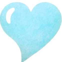 Badaboum Set De Table Jetable Coeur Bleu Ciel X 50 Pi Ces