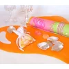 Badaboum Set De Table Mariage Coeur Orange X 50 Pc