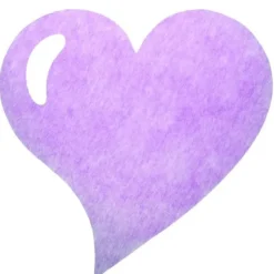 Badaboum Set De Table Mariage Coeur Parme X 50 Pi Ces