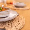 Hot Set De Table Rond En Paille 30Cm Theme Jute