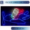 Badaboum Silhouette De Noel Lumineuse Pere Noel Dans Avion Sale