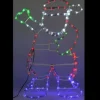 Badaboum Silhouette De Noel Lumineuse Du P Re Noel 120 Led New