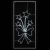 Badaboum Silhouette De Noel Noeud Papillon G Ant Avec Etoiles 168Led Blanc Froid Best