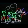 Badaboum Silhouette Lumineuse P Re Noel Sur Locomotive Best