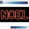 Badaboum Silhouette Noel Lumineux Rouge Double Face New