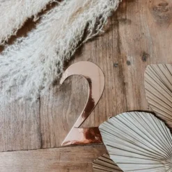 Badaboum Sticker Chiffre 2 Rose Gold