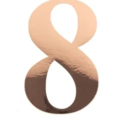 Badaboum Sticker Chiffre 8 Rose Gold