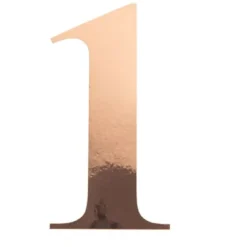 Badaboum Sticker Chiffre 1 Rose Gold