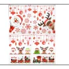 Badaboum Sticker Vitro Statique Personnage Et Frise Boule De Noel Clearance