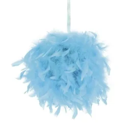 Badaboum Suspension Boule Plume 10 Cm