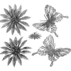 Badaboum Suspension Papillon Fleur Avec Pince Pour Sapin De Noel X 4 Pi Ces Online