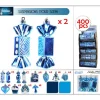 Badaboum Suspension Pour Sapin De Noel Sirius Bleu X 4 Pi Ces