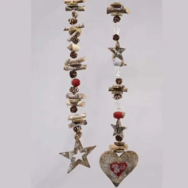 Badaboum Suspension Sapin De Noel Bois Naturel New
