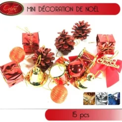 Badaboum Suspension Sapin De Noel Assortis X 15 Pi Ces Outlet