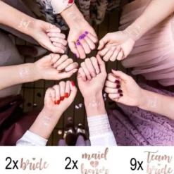 Badaboum Tatouage Mariage Rose Gold X 13