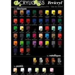 Online Tube De Peinture Acrylique 200Ml Pastel Violet Theme Deco Pastel