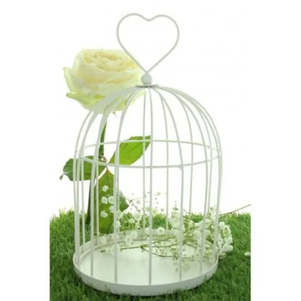 Badaboum Urne Cage Oiseau Coeur