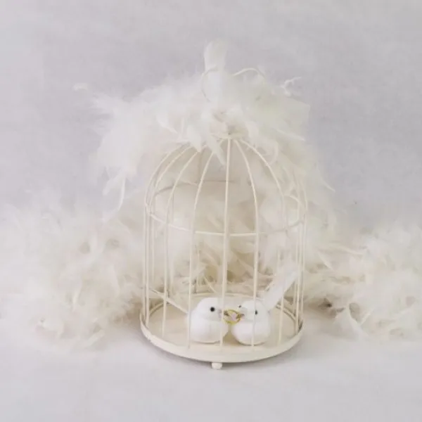 Badaboum Urne Cage Oiseau Coeur