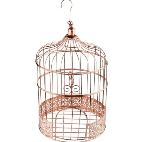 Badaboum Urne Cage Oiseau Rose Gold