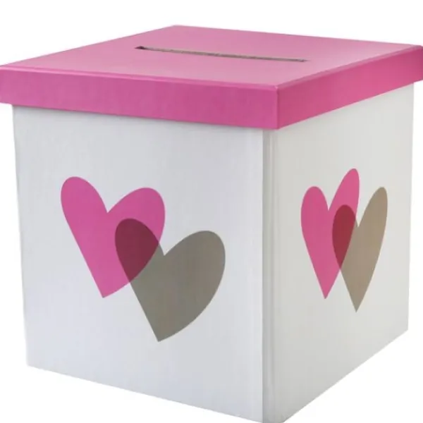 Badaboum Urne Mariage Avec Coeur Rose