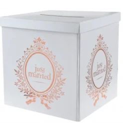 Badaboum Urne Mariage Just Married Rose Gold