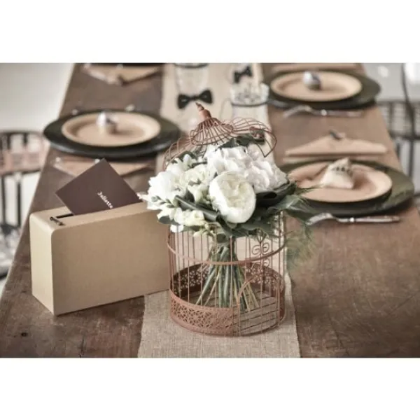 Urne Mariage Valise Ardoise Noire Theme Cinema