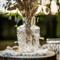 Badaboum Vase En Verre Carr A L'Ancienne