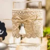 New Vase En Verre Jute Champ Tre Theme Jute