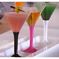 Clearance Verre Cocktail En Plastique Noir X 20 Pi Ces Theme Cinema
