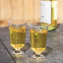 Outlet Verre Vin En Plastique R Utilisable Transparent 15Cl X 10 Pi Ces Theme Eco-Responsable